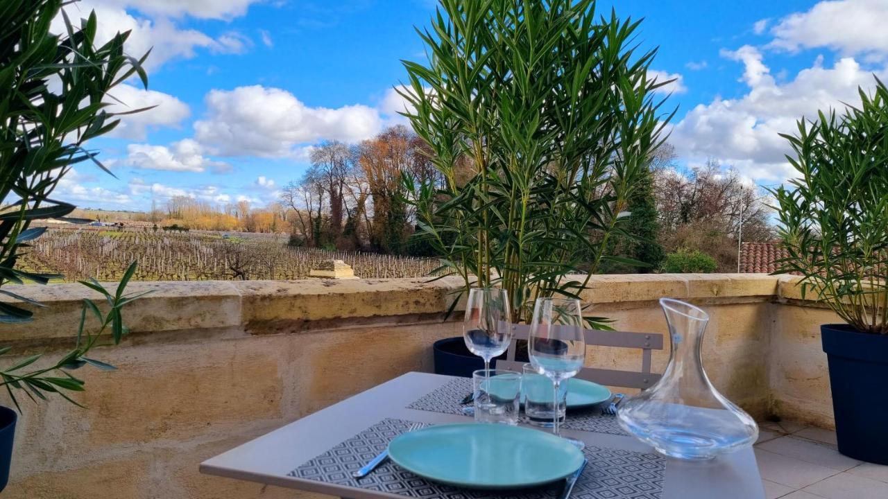 La Maison Des Vignes Saint Emilion Lägenhet Exteriör bild